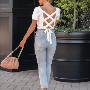 VICI Thalie Knit Crop Top Medium